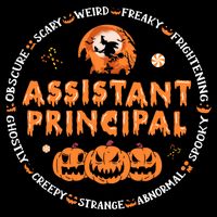 Halloween Assistant Principal Gift Wool Snapback Cap