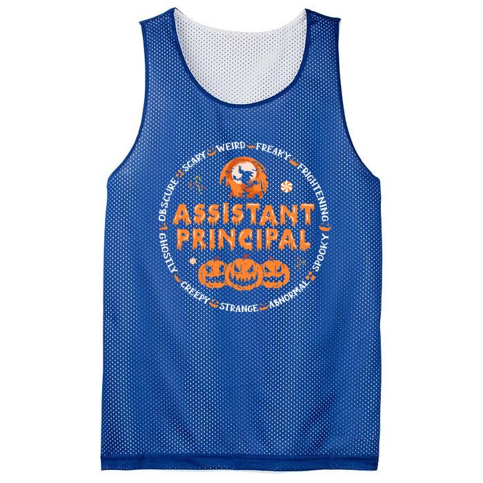 Halloween Assistant Principal Gift Mesh Reversible Basketball Jersey Tank