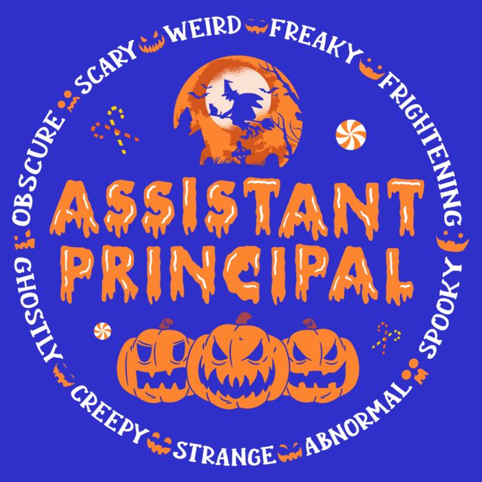 Halloween Assistant Principal Gift Zip Tote Bag
