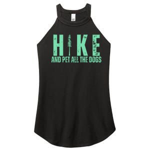 Hike And Pet All The Dogs Women’s Perfect Tri Rocker Tank