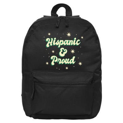 Hispanic And Proud 16 in Basic Backpack