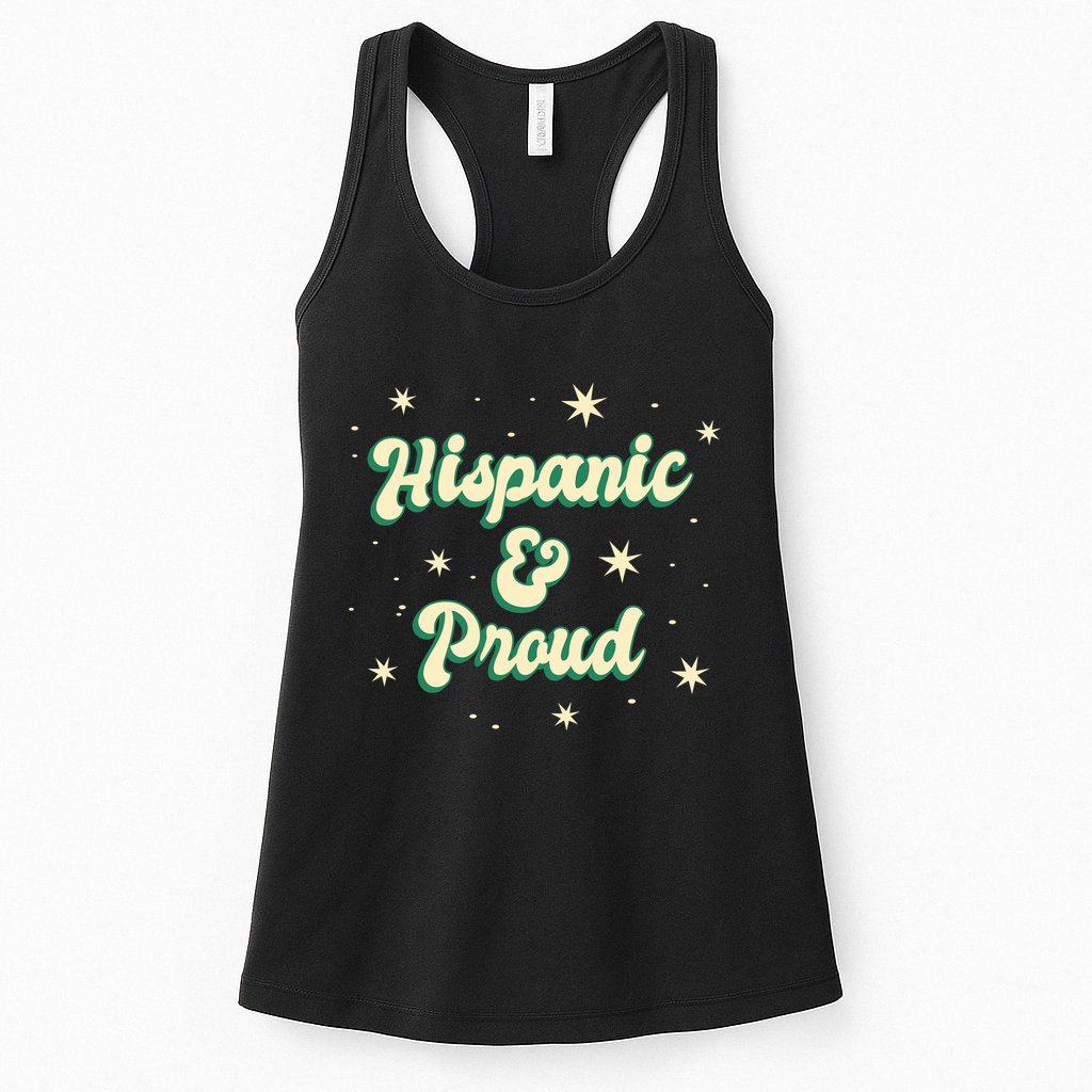 Hispanic And Proud Womens Tank Top