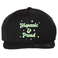 Hispanic And Proud Wool Snapback Cap