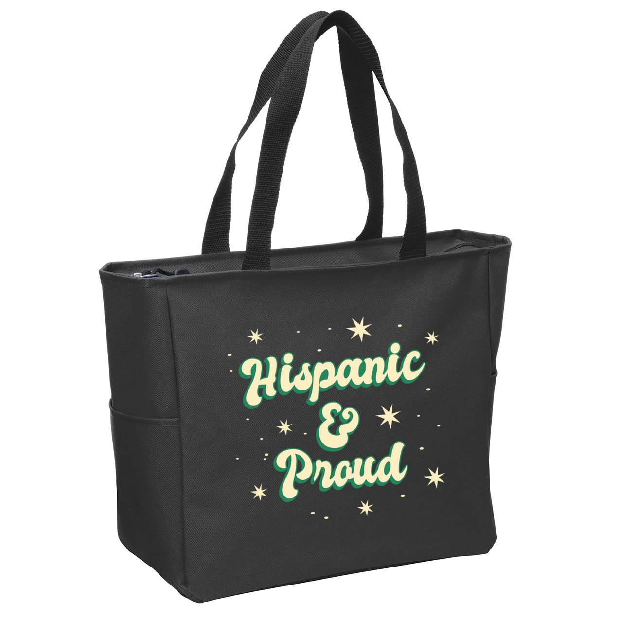 Hispanic And Proud Zip Tote Bag