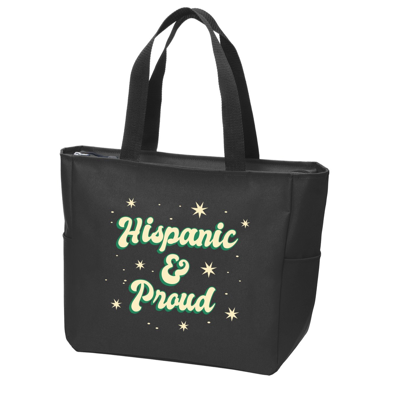 Hispanic And Proud Zip Tote Bag