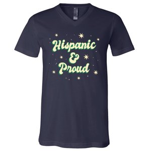 Hispanic And Proud V-Neck T-Shirt