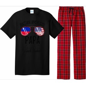 Haitian American Papa Haitian Fathers Day Pajama Set