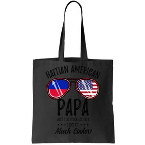 Haitian American Papa Haitian Fathers Day Tote Bag