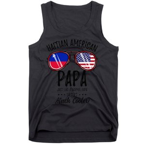 Haitian American Papa Haitian Fathers Day Tank Top