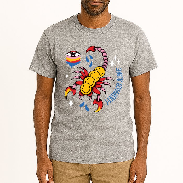 Happier Alone Centipede Tall T-Shirt