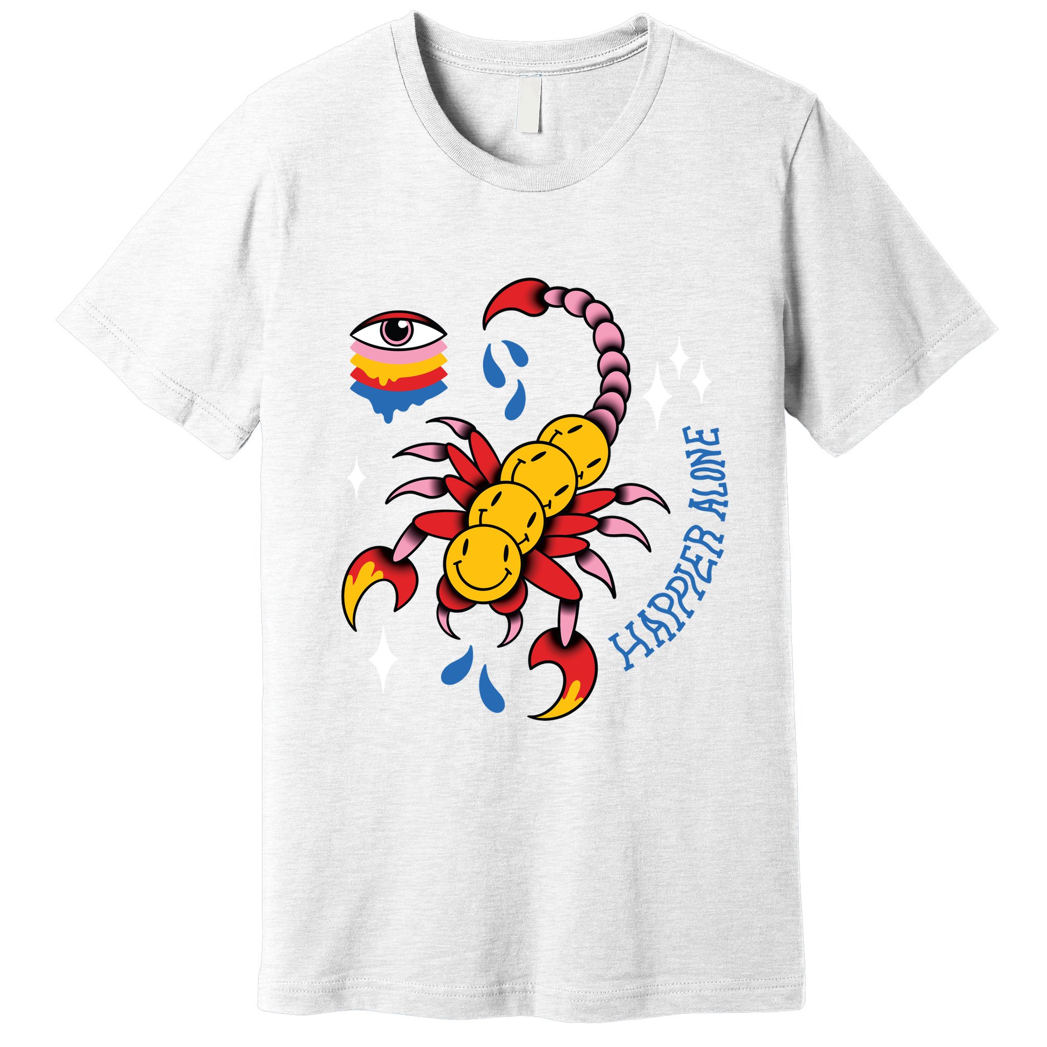 Happier Alone Centipede Premium T-Shirt