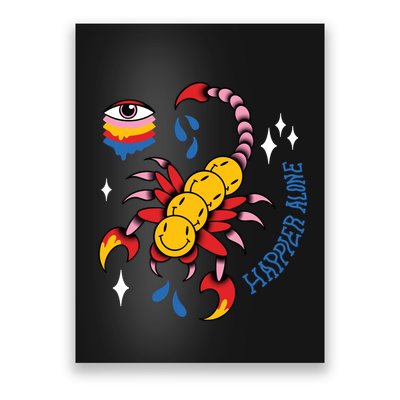 Happier Alone Centipede Poster