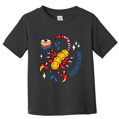 Happier Alone Centipede Toddler T-Shirt