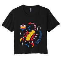 Happier Alone Centipede Women's Crop Top Tee