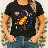 Happier Alone Centipede Womens T-Shirt