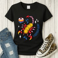 Happier Alone Centipede Womens T-Shirt