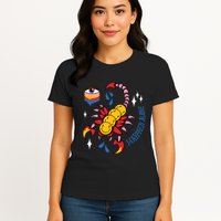 Happier Alone Centipede Womens T-Shirt