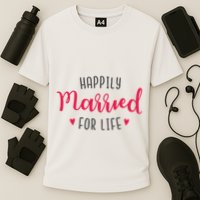 Happily Married For Life Cooling Performance Crew T-Shirt