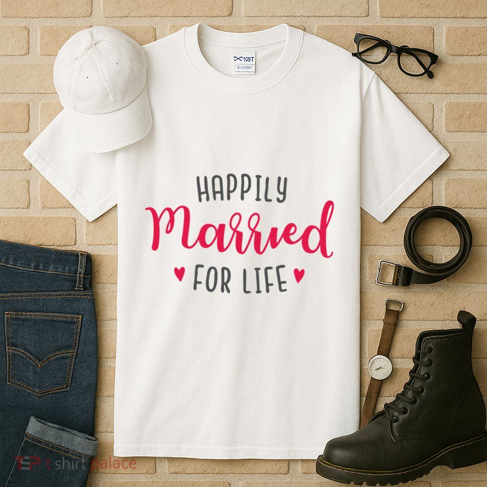 Happily Married For Life Tall T-Shirt