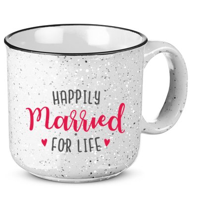 Happily Married For Life 15oz Campfire Ceramic Mug