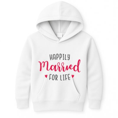 Happily Married For Life Kids Hoodie