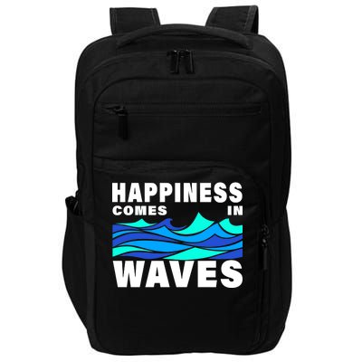 Happiness Comes In Waves Impact Tech Backpack