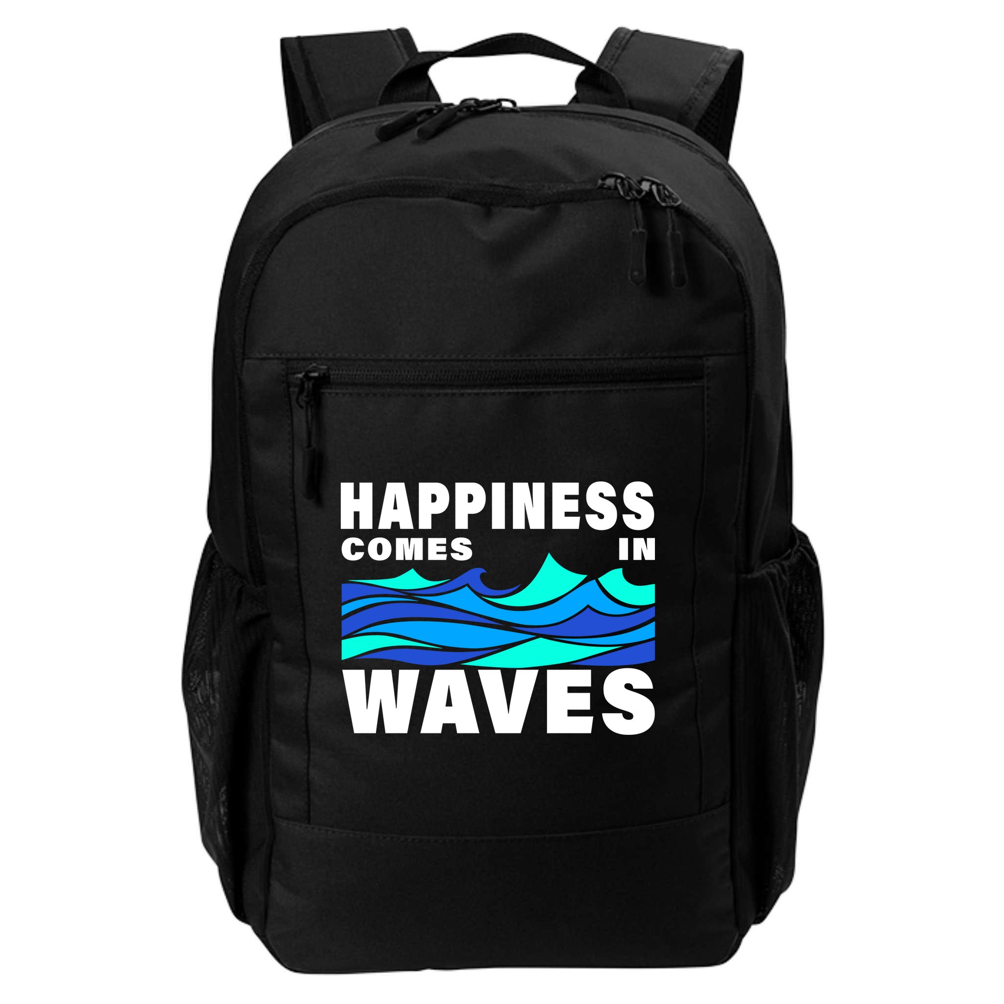 Happiness Comes In Waves Backpack