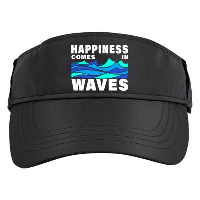Happiness Comes In Waves Adult Drive Performance Visor