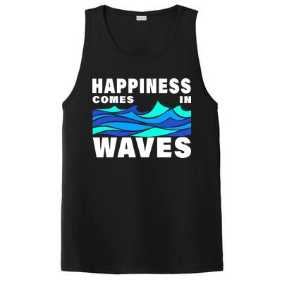 Happiness Comes In Waves PosiCharge Competitor Tank