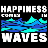 Happiness Comes In Waves Wool Snapback Cap