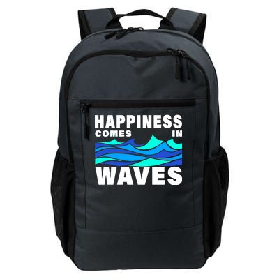 Happiness Comes In Waves Daily Commute Backpack