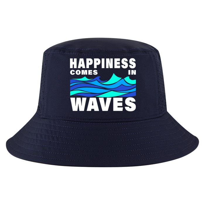 Happiness Comes In Waves Cool Comfort Performance Bucket Hat