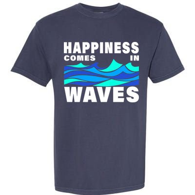Happiness Comes In Waves Garment-Dyed Heavyweight T-Shirt