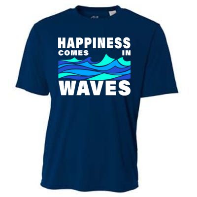 Happiness Comes In Waves Cooling Performance Crew T-Shirt