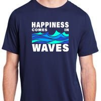 Happiness Comes In Waves Adult ChromaSoft Performance T-Shirt