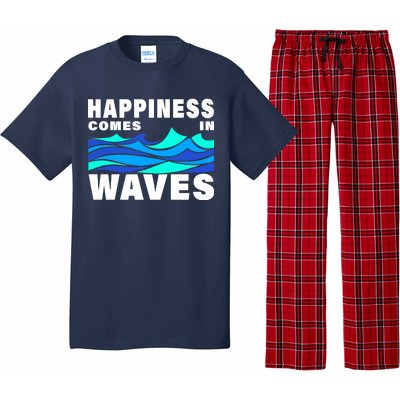 Happiness Comes In Waves Pajama Set