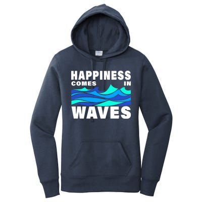 Happiness Comes In Waves Women's Pullover Hoodie