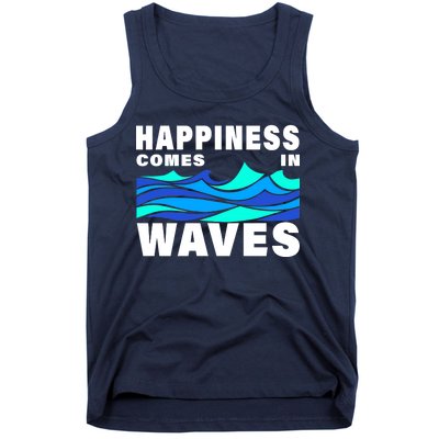 Happiness Comes In Waves Tank Top