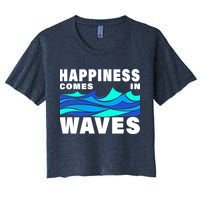 Happiness Comes In Waves Crop Top