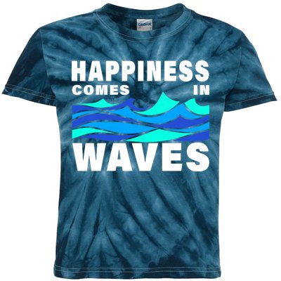 Happiness Comes In Waves Kids Tie-Dye T-Shirt