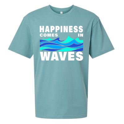 Happiness Comes In Waves Sueded Cloud Jersey T-Shirt