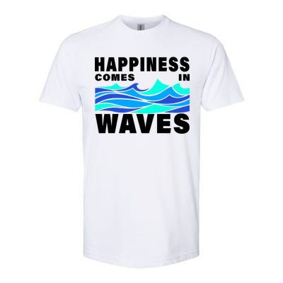 Happiness Comes In Waves Softstyle® CVC T-Shirt