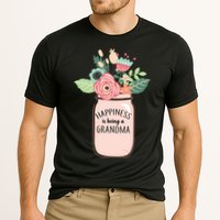 Happiness Is Being A Grandma Flower Cooling Performance Crew T-Shirt