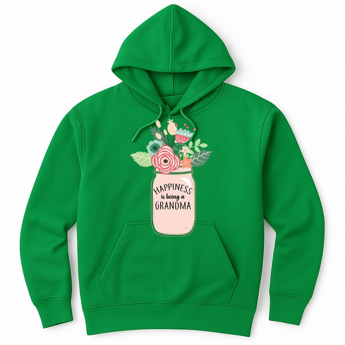 Happiness Is Being A Grandma Flower Hoodie
