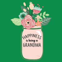 Happiness Is Being A Grandma Flower Hoodie
