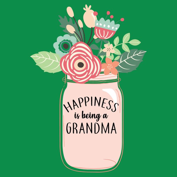 Happiness Is Being A Grandma Flower Hoodie