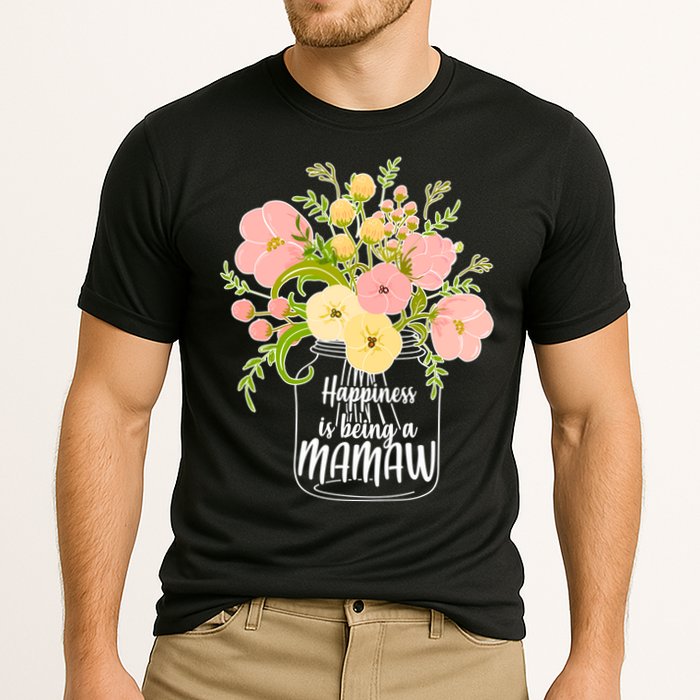 Happiness Is Being A Mamaw Cooling Performance Crew T-Shirt