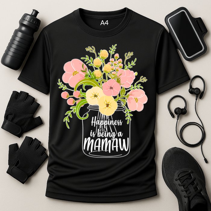 Happiness Is Being A Mamaw Cooling Performance Crew T-Shirt