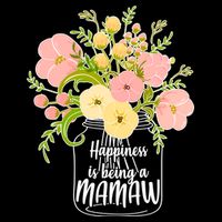 Happiness Is Being A Mamaw Cooling Performance Crew T-Shirt
