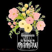 Happiness Is Being A Mamaw Sustainable Bucket Hat